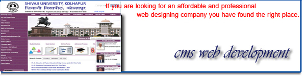 CMS website design Kolhapur